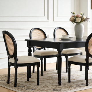 French Country Dining Chairs With Round Back (Set of 2)