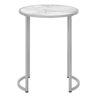 Round Accent Side Table, Contemporary & Modern
