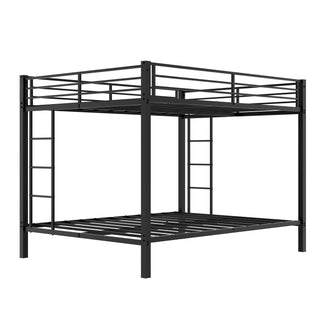 Bunk Bed For Kids, Convertible Frame With Ladders & Guardrail