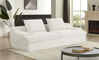 Nimbus - Oversized Full Foam 4 Seater Couch For Living Room Upholstered In Soft, Wide Armrests