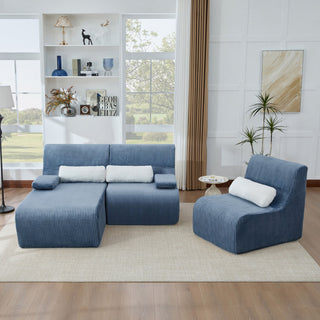 Oversized Sectional Sofa, Living Room Seating With Modular Design