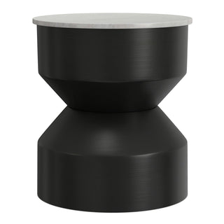 Maxine - Side Table - Black White
