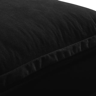 Modular Sectional Sofa With Movable Ottoman & Pillows