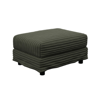 Convertible Deep Seat Sofa With Soft Pillows And Ottomans