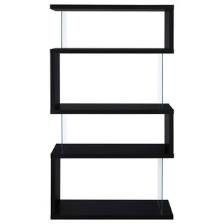 Elias - 4 Shelf Bookshelf With Zigzag Design