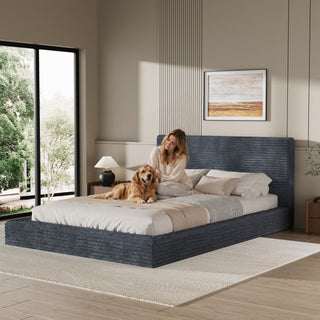 Airframe - Upholstered Bed Frame, Cloud Soft Headboard