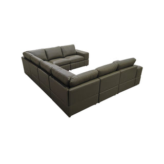 Modern Sectional Sofa With Large Square Arms