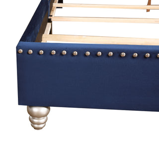 Elegant Transitional Upholstered Bed
