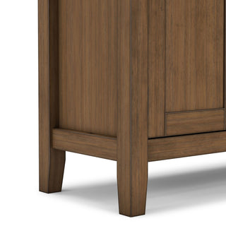 Redmond - TV Media Stand - Rustic Natural Aged Brown