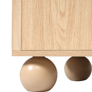 Double Sink Bathroom Vanity With Sinks, Soft Close Doors & 3 Drawers - Wood