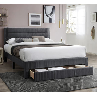 Contemporary Bed With Storage Drawer