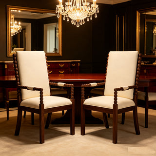 Dining Chairs With Ergonomic Design (Set of 2)