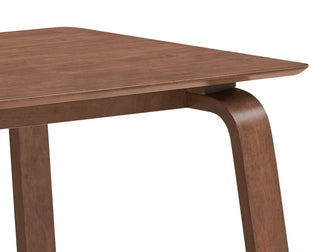 Ginny - 5 Piece With Side Chairs Dining Room Set - Walnut