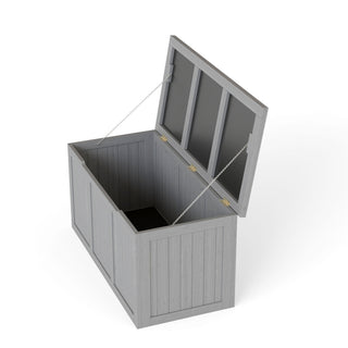 Outdoor Deck Box, Storage With Seat & Table Top