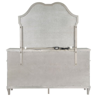 Colwood - 9 Drawer Dresser With Mirror - Silver