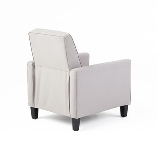 Upholstered Push Back Recliner Chair For Living Room
