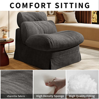 Accent Chair, Soft Medium Firm Upholstery For Living Room