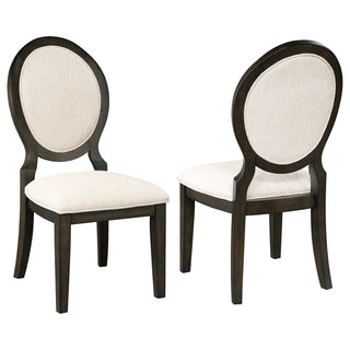 Fulton - Oval Back Dining Side Chair (Set of 2) - Espresso