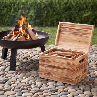 15 Lbs Fatwood Fire Starter Sticks With Box, 100% Natural Kindling Wood, Pine Firewood Firestarter For Campfire, Stove, Fireplace, Bonfires, Grill - Natural