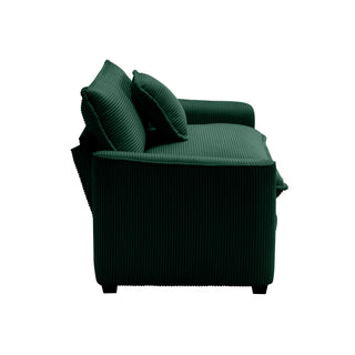 Modern Classic Fabric Single Chair Deep Seat Sofa With Pillow