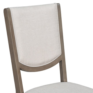 Rectangular Extendable Dining Table Set With 6 Upholstered Chairs