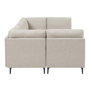 Upholstered Modular Sectional & Tall Legs