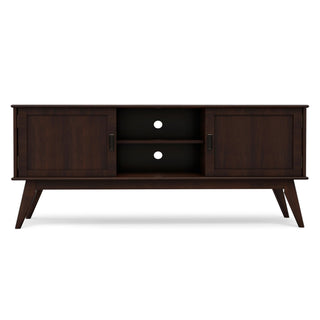 Draper - Handcrafted Mid Century Low TV Media Stand