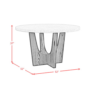 Oregon - 5 Piece Counter Height Dining Set (Round Counter Table And Four Chairs)