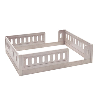 Platform Bed With Guardrail