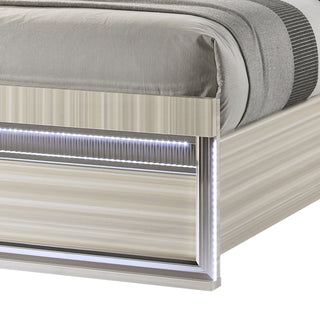 Leonor - Bed With LED Headboard And Footboard
