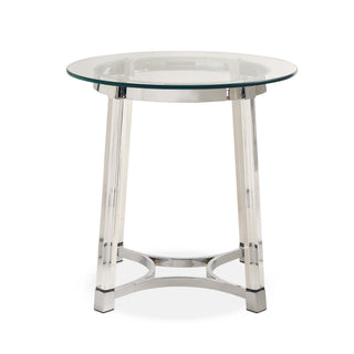 Lucinda - 24.5" End Table - Chrome