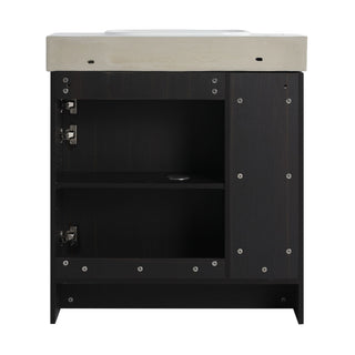Freestanding Bathroom Vanity With Sink, Soft Close Door