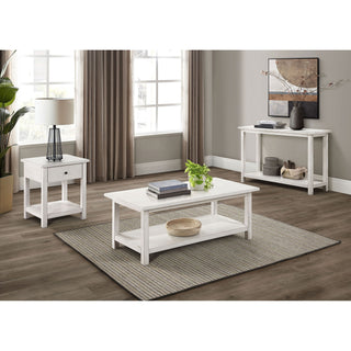 Castleton - 1 Drawer Wood End Table With Shelf