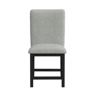 Portland - Square Back Counter Stool (Set of 2) - Black / Gray