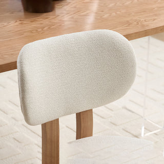 Dining Chairs With Ergonomic Backrest And Adjustable Feet (Set of 2)