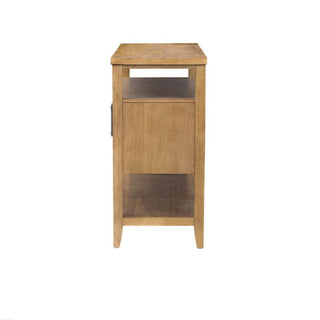 Naomi - 2 Door Storage Console Table With Ample Shelving - Natural