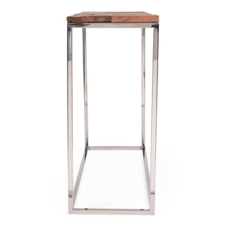 Console Table - Brown / Silver