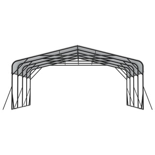 Heavy Duty Carport, All Weather Shelter - Black