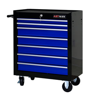 7 Drawers Multifunctional Tool Cart With Wheels