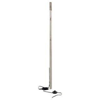 Colwood - Full Floor Mirror With LED Lighting And Storage Hooks - Silver