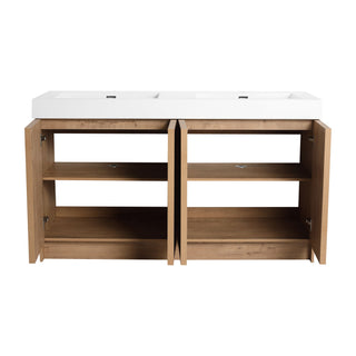 Freestanding Bathroom Vanity With Sink, Soft Close Doors