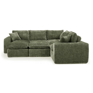 Sectional Sofa With Moveable Ottoman