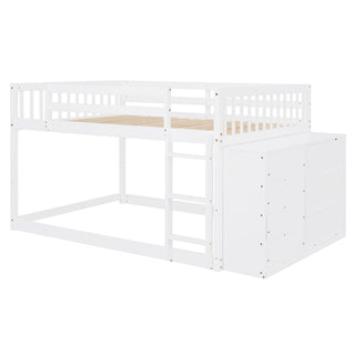 Bunk Bed With 4 Drawers And 3 Shelves