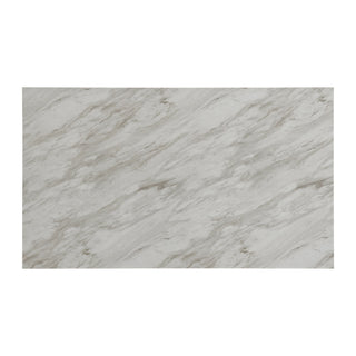 Everdeen - Dining Table With White Faux Marble Top - Charcoal