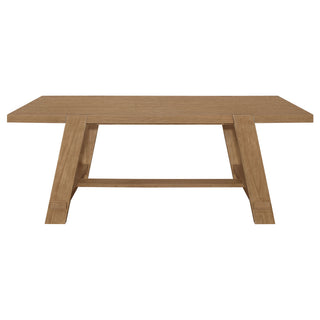 Gavilon - Rectangular Trestle Base Dining Table - Brown