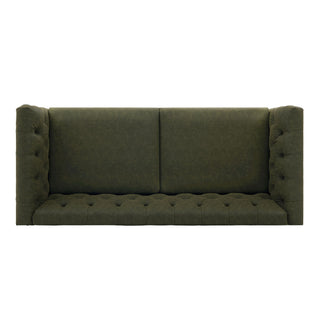 Chesterfield Sofa With Flared Arms For Living Room