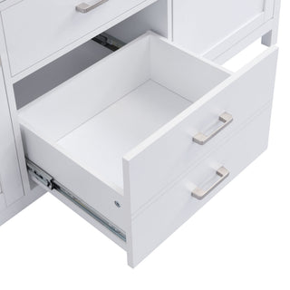 Bathroom Vanity Cabinet Only With Soft Closing Doors & Drawers, Adjustable Shelves - White