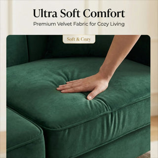 Upholstered 3 Seater Sofas Living Room Furniture (Set of 2)