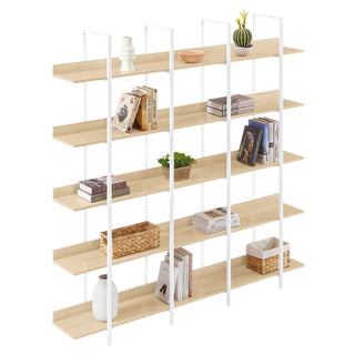 Vintage Industrial 5 Tier Bookcase