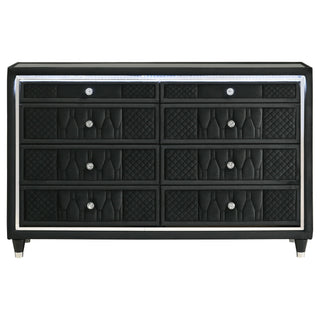 Mika - 8 Drawer LED Dresser
